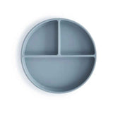 Mushie® Silikon-Trennteller mit Saugnapfboden Powder Blue