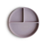 Mushie® Silikon-Trennteller mit Vakuumboden Soft Lilac