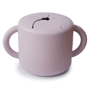 Mushie® Silikonska posodica za prigrizke Soft Lilac Mushie