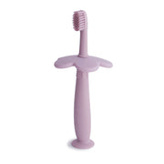 Mushie® Silikonska zobna ščetka Soft Lilac Mushie