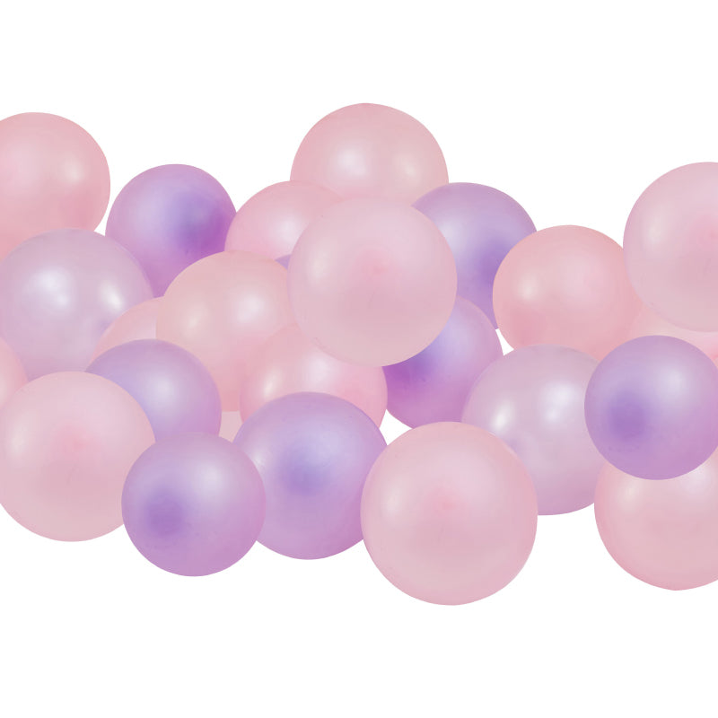 Ginger Ray® Baloni Pink & Lilac Mosaic 40 kosov Ginger Ray