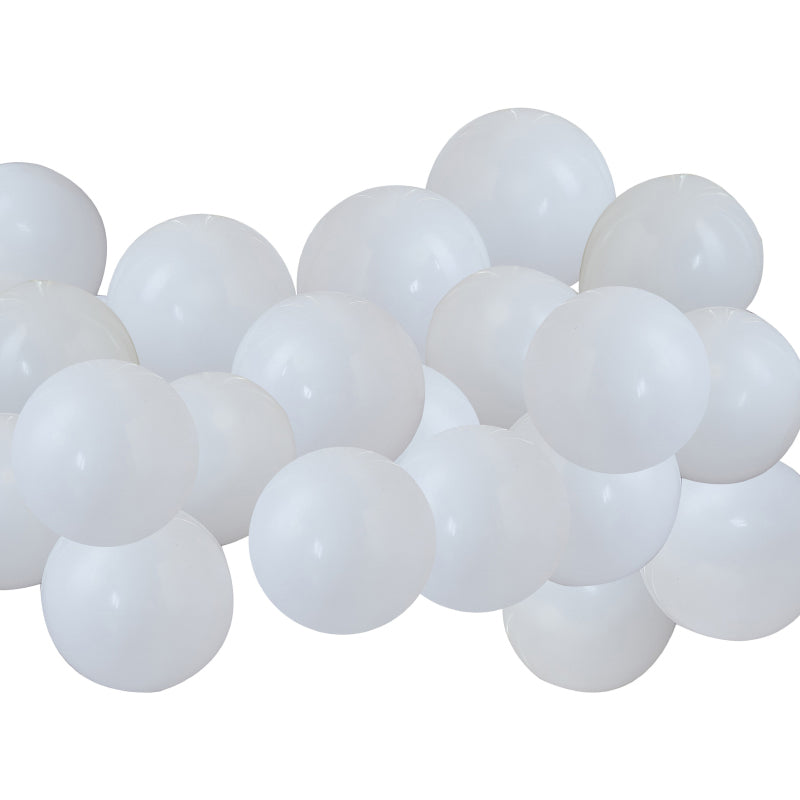Ginger Ray® Baloni White Mosaic 40 kosov Ginger Ray