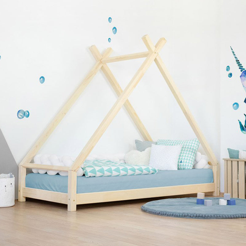 Benlemi® Otroška postelja TAHUKA 200x90 Natural Benlemi