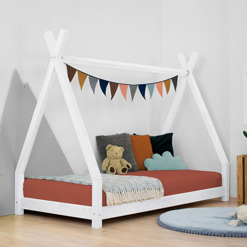 Benlemi® Otroška postelja NAKANA 200x90 White Benlemi