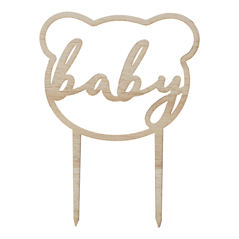 Ginger Ray® Leseni okrasek za torto Teddy Bear Baby Ginger Ray