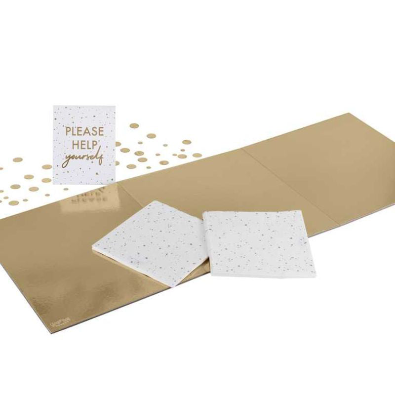 Ginger Ray® Komplet za slaščice Gold Ginger Ray