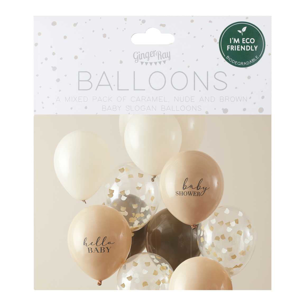 Ginger Ray® Baloni s konfeti Baby Shower 11 kosov Ginger Ray