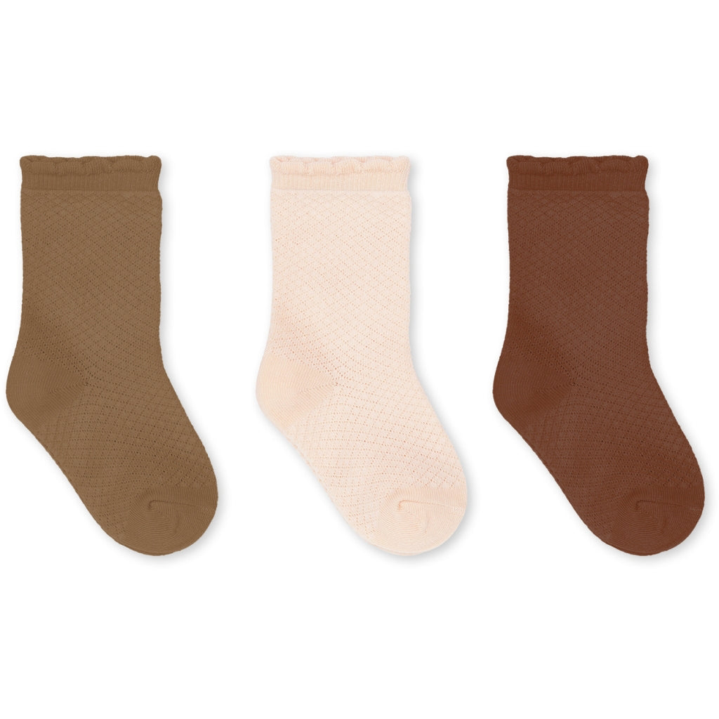 Konges Sløjd® Otroške nogavice 3 kosi Picante/Sun/Tigers Eye 17-18 Konges Sløjd