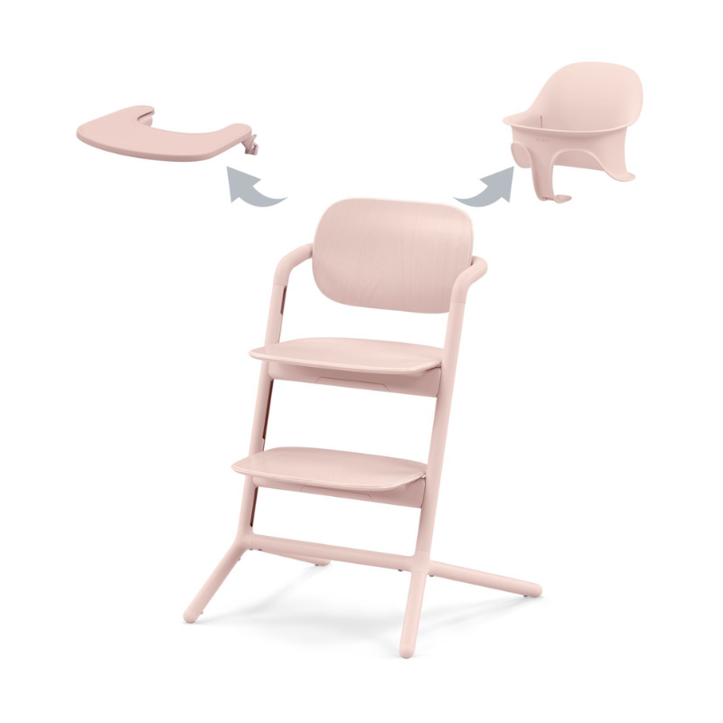 Cybex® Otroški stolček za hranjenje Lemo 3v1 Pearl Pink Cybex