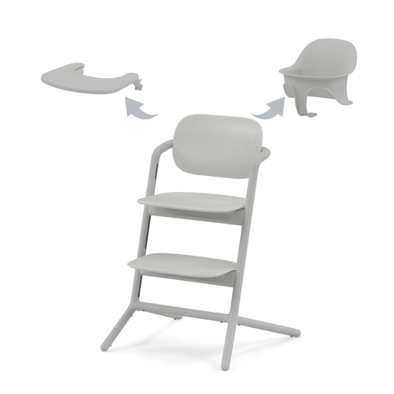 Cybex® Otroški stolček za hranjenje Lemo 3v1 Suede Grey Cybex