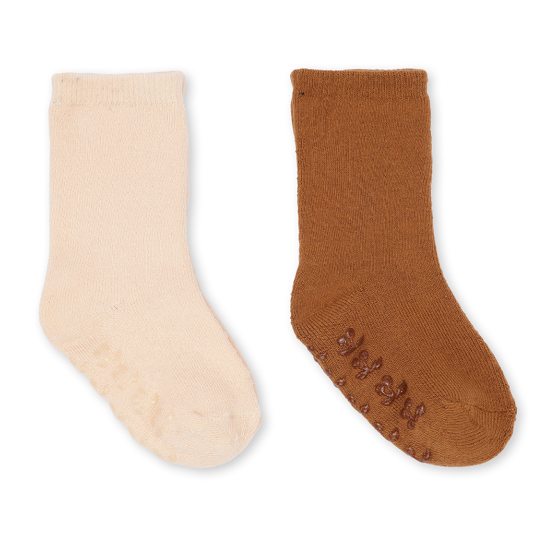 Konges Sløjd® Otroške nogavice 3 kosi Sun Kiss/Leather Brown 29-32 Konges Sløjd
