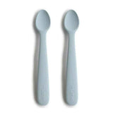 Mushie® Set dvou silikonových lžiček Powder Blue