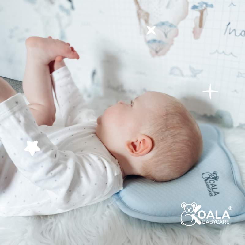 Koala Babycare® Pripomoček za preprečevanje zaležane glavice Perfect Head AIR Blue Koala Babycare