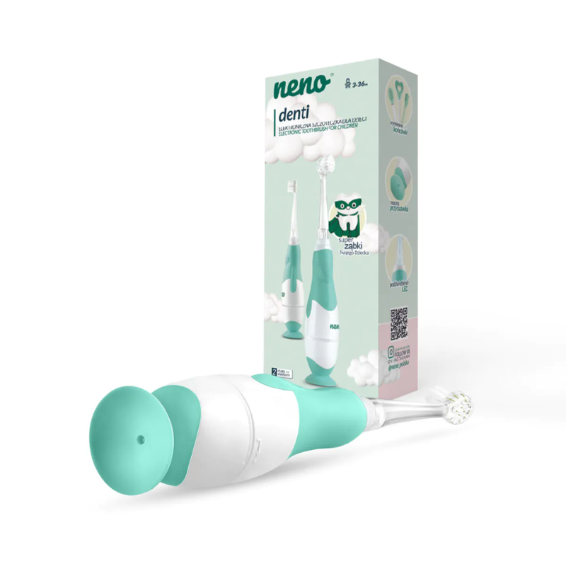 Neno® Elektronska otroška zobna ščetka Denti Mint 3m+ Neno
