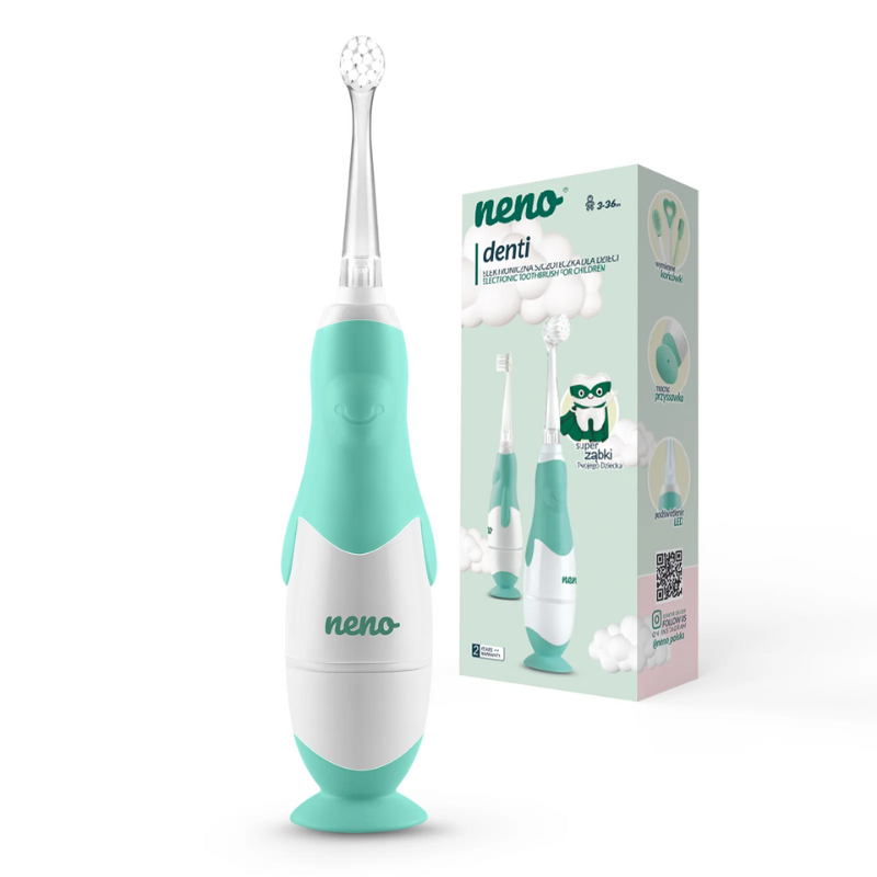 Neno® Elektronska otroška zobna ščetka Denti Mint 3m+ Neno