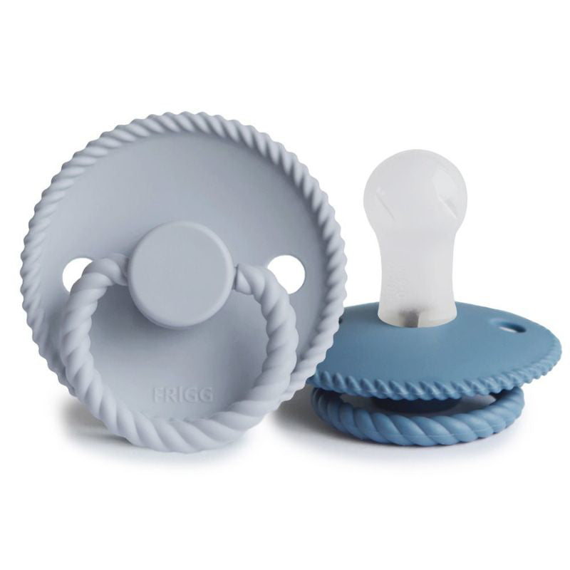 Frigg® Duda iz silikona Rope Ocean View/Powder Blue 0-6 M FRIGG