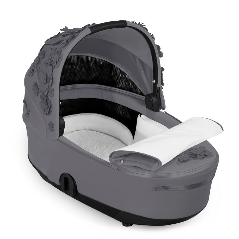 Cybex Fashion® Košara za novorojenčka Mios Lux Simply Flowers Dream Grey Cybex Fashion