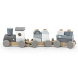 Label Label® Stacking Train Blue