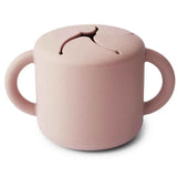 Mushie® Silikonová miska na svačinky Blush