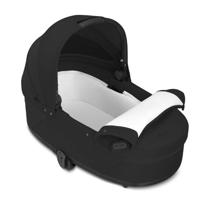 Cybex® Otroški voziček 3v1 Balios S Lux + Avtosedež Cloud G Moon Black (+ Rain cover) Cybex