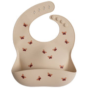 Mushie® Silikonski slinček Butterflies Mushie