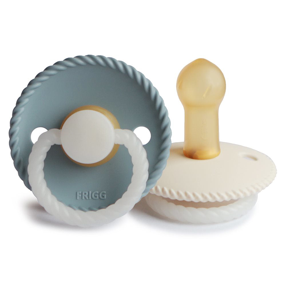 Frigg® Duda iz kavčuka Rope Stone Blue Night/Cream Night 6-12 M FRIGG