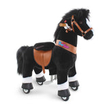 PonyCycle® Horse on the wheels - Black with White Hoof (3-4Y)