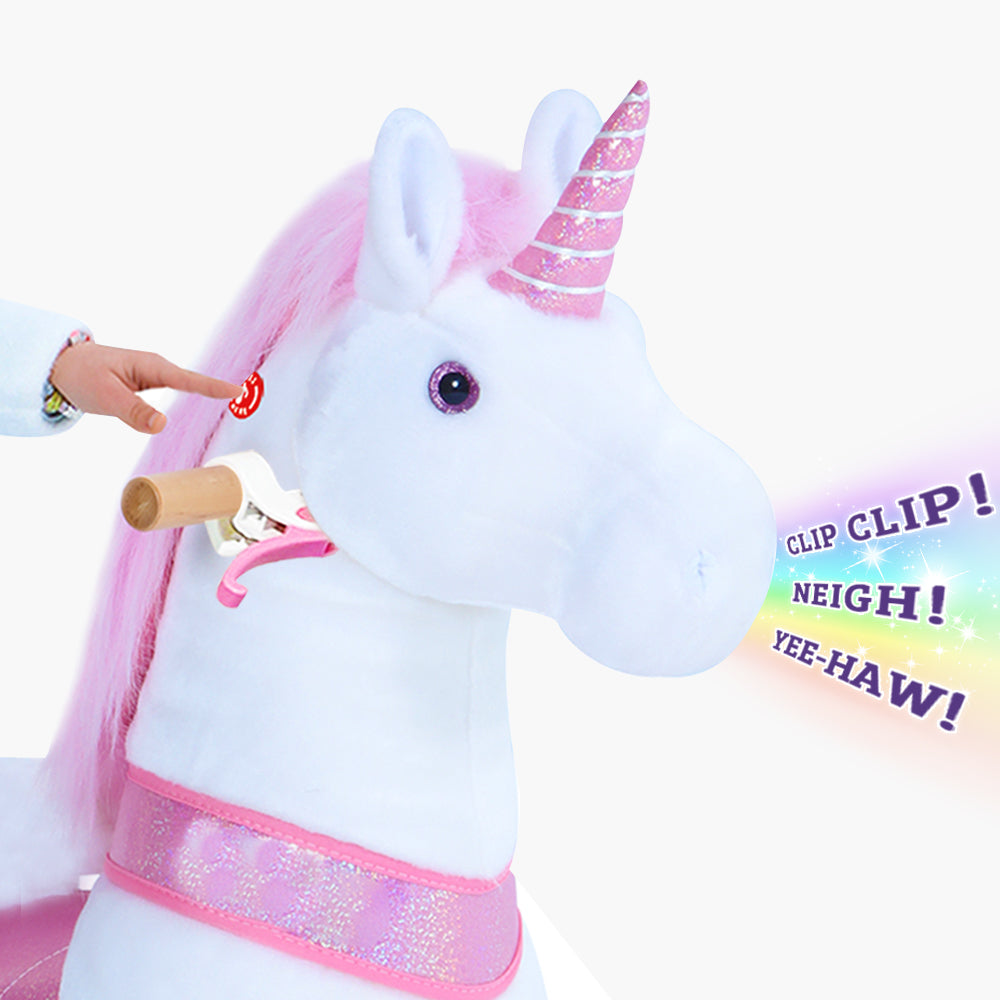 PonyCycle® Konjiček na kolesih - Pink Unicorn (3-5L) PonyCycle