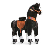 PonyCycle® Horse on the wheels - Black with White Hoof (7+Y)