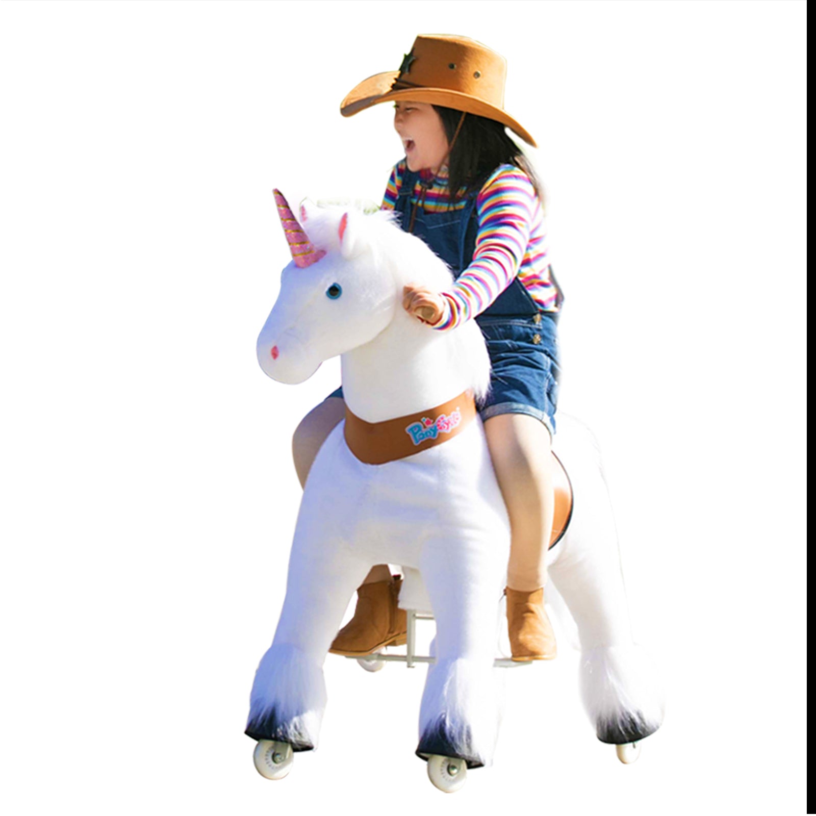 PonyCycle® Konjiček na kolesih - White Unicorn (7+L) PonyCycle