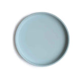 Mushie® Silikonteller mit Saugnapfboden Powder Blue