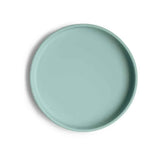 Mushie® Silikonteller mit Saugnapfboden Cambridge Blue
