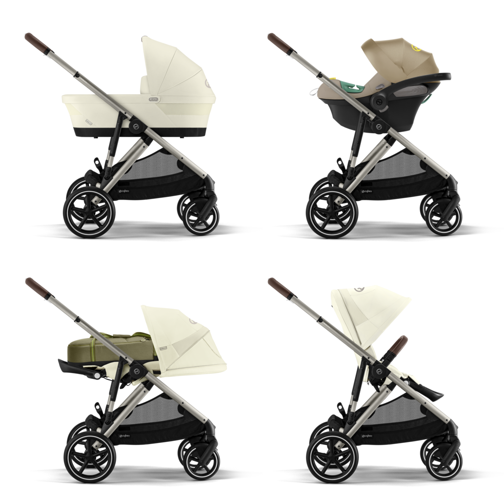 Cybex® Otroški voziček Gazelle™ Seashell Beige (Taupe Frame) Cybex