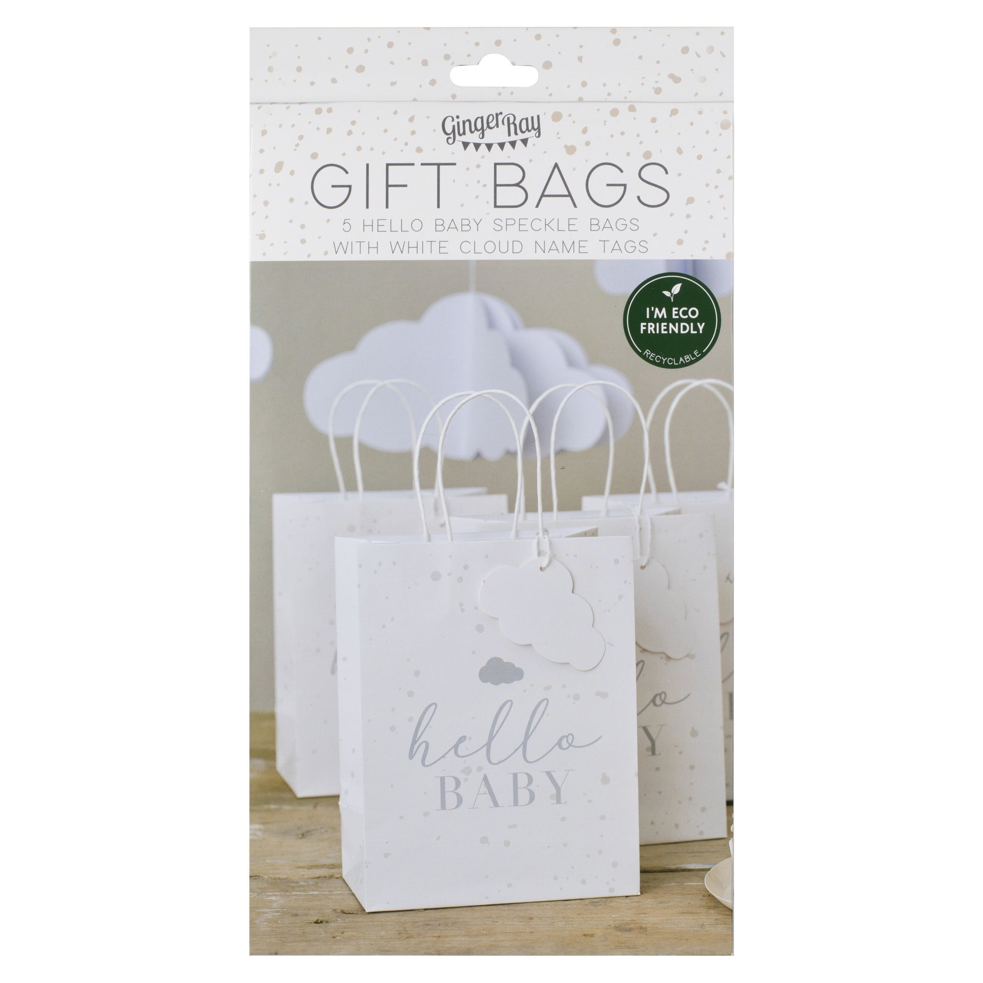 Ginger Ray® Darilne vrečke Hello Baby Cloud 5 kosov Ginger Ray