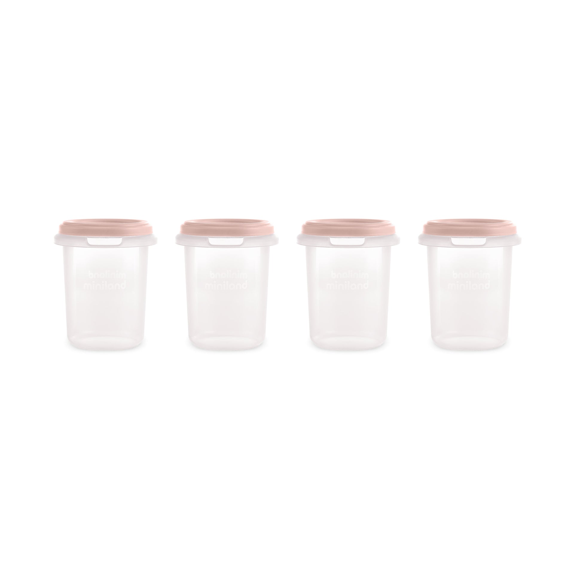 Miniland® Set 4 posodic za shranjevanje Candy 250ml Miniland
