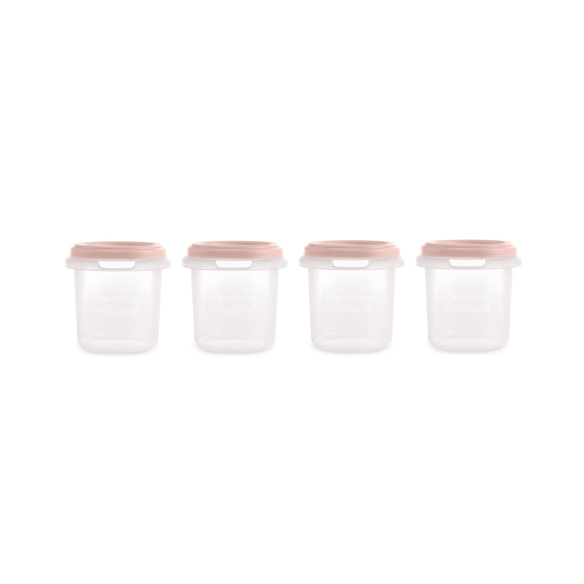 Miniland® Set 4 posodic za shranjevanje Candy 200ml Miniland