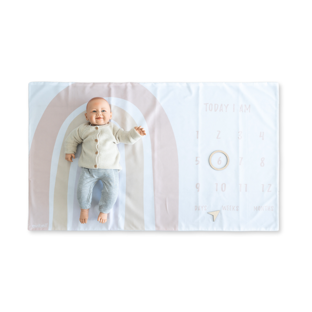 Evibell® Milestone odejica za beleženje spominov Blush Evibell