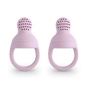 Mushie® Silikonska duda za hranjenje 2 kosa Soft Lilac Mushie