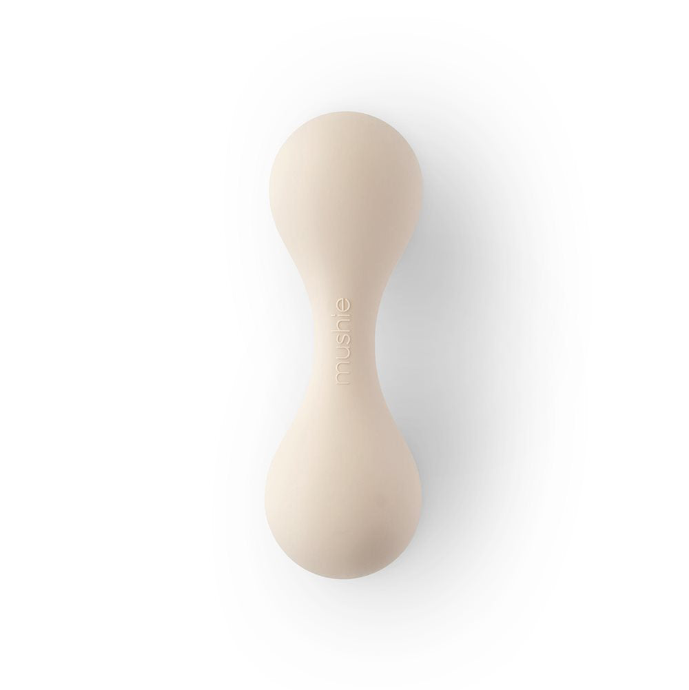 Mushie® Silikonska ropotuljica Shifting Sand Mushie
