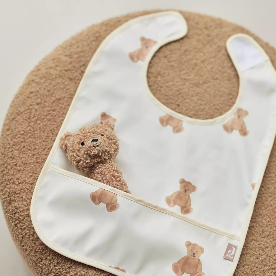 Jollein® Nepremočljivi slinček Teddy Bear 2 kosa Jollein