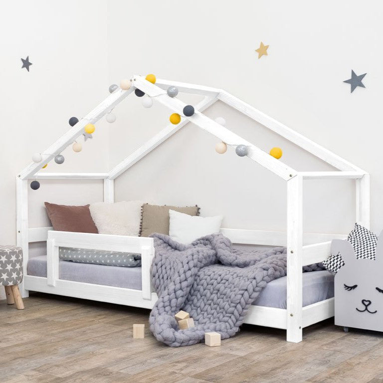 Benlemi® Otroška postelja Lucky 120x190 White Benlemi