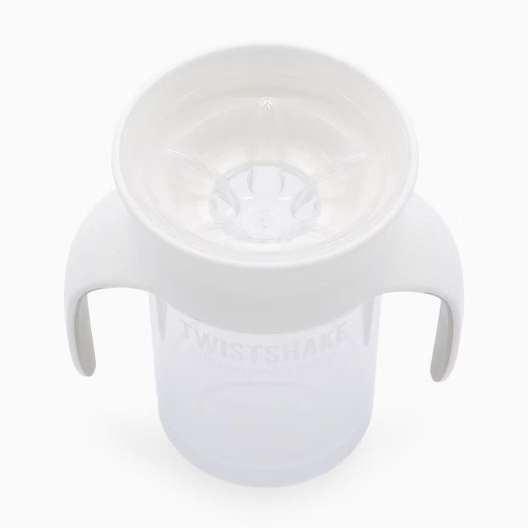 Twistshake® 360 Lonček za učenje pitja 230ml White Twistshake