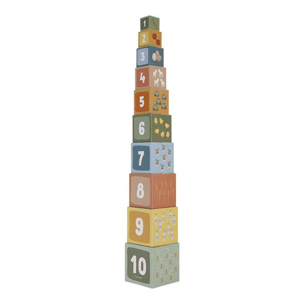 Little Dutch® Piramida iz kock Little Farm Little Dutch