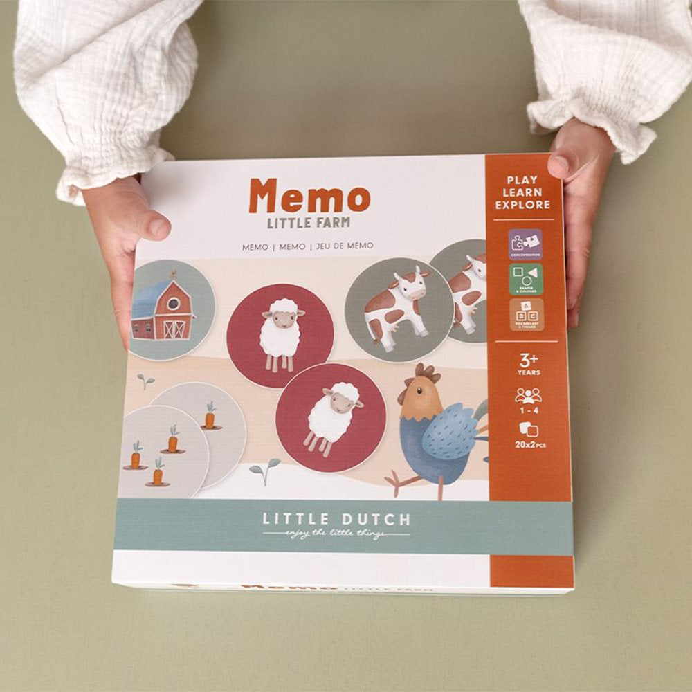 Little Dutch® Otroški spomin Memo Little Farm Little Dutch