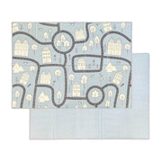 Evibell® Zložljiva igralna podloga 150x190 Dots/City Blue Evibell