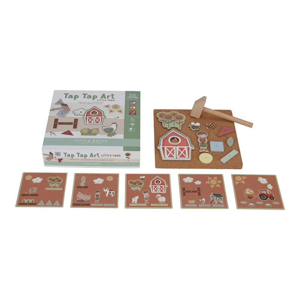 Little Dutch® Ustvarjalni set Tap Tap Little Farm Little Dutch