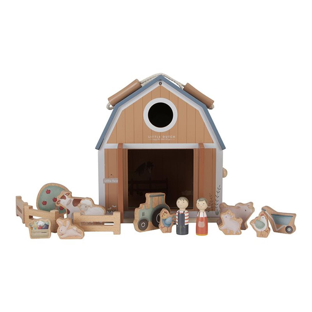 Little Dutch® Lesena hiška Little Farm Little Dutch