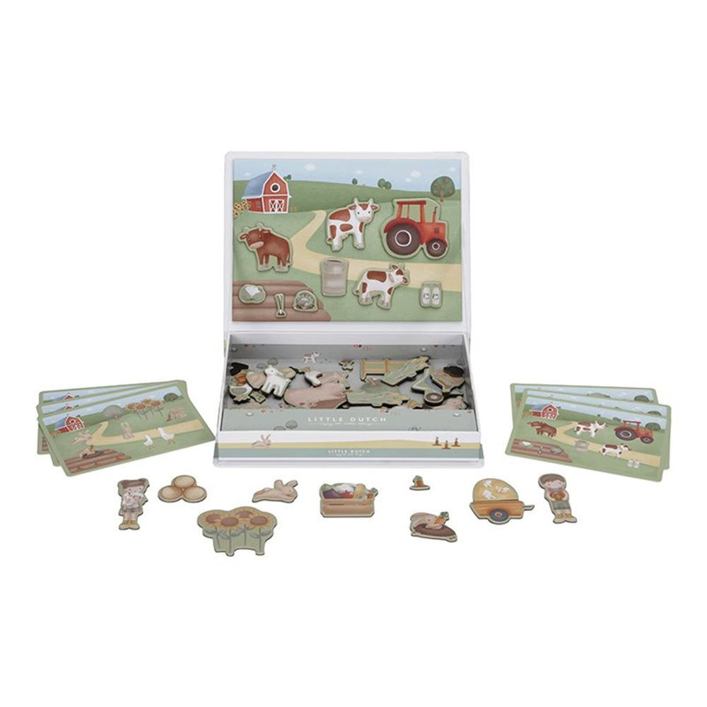 Little Dutch® Magnetna sestavljanka Little Farm Little Dutch