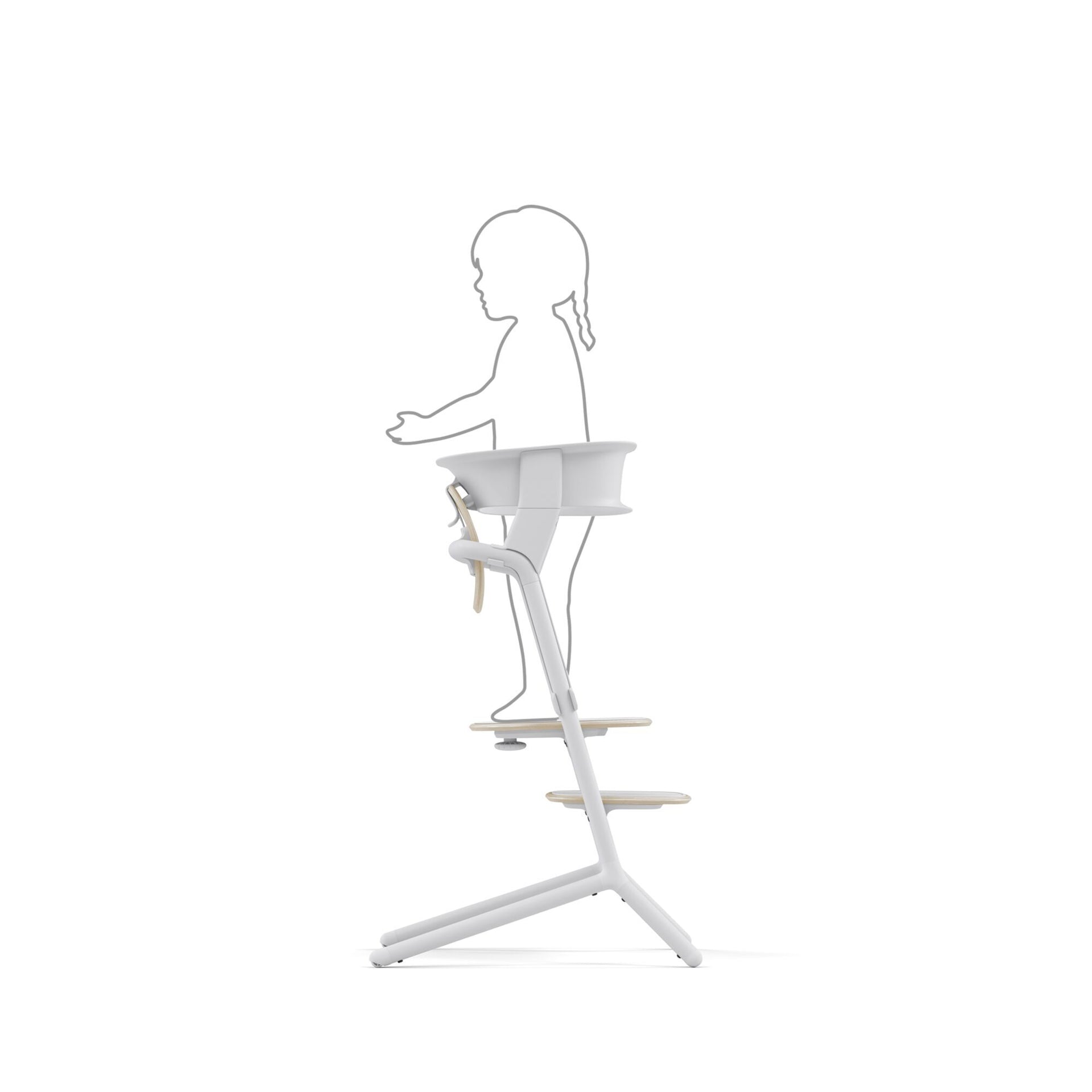 Cybex® Učni stolp za otroški stolček Lemo White Cybex