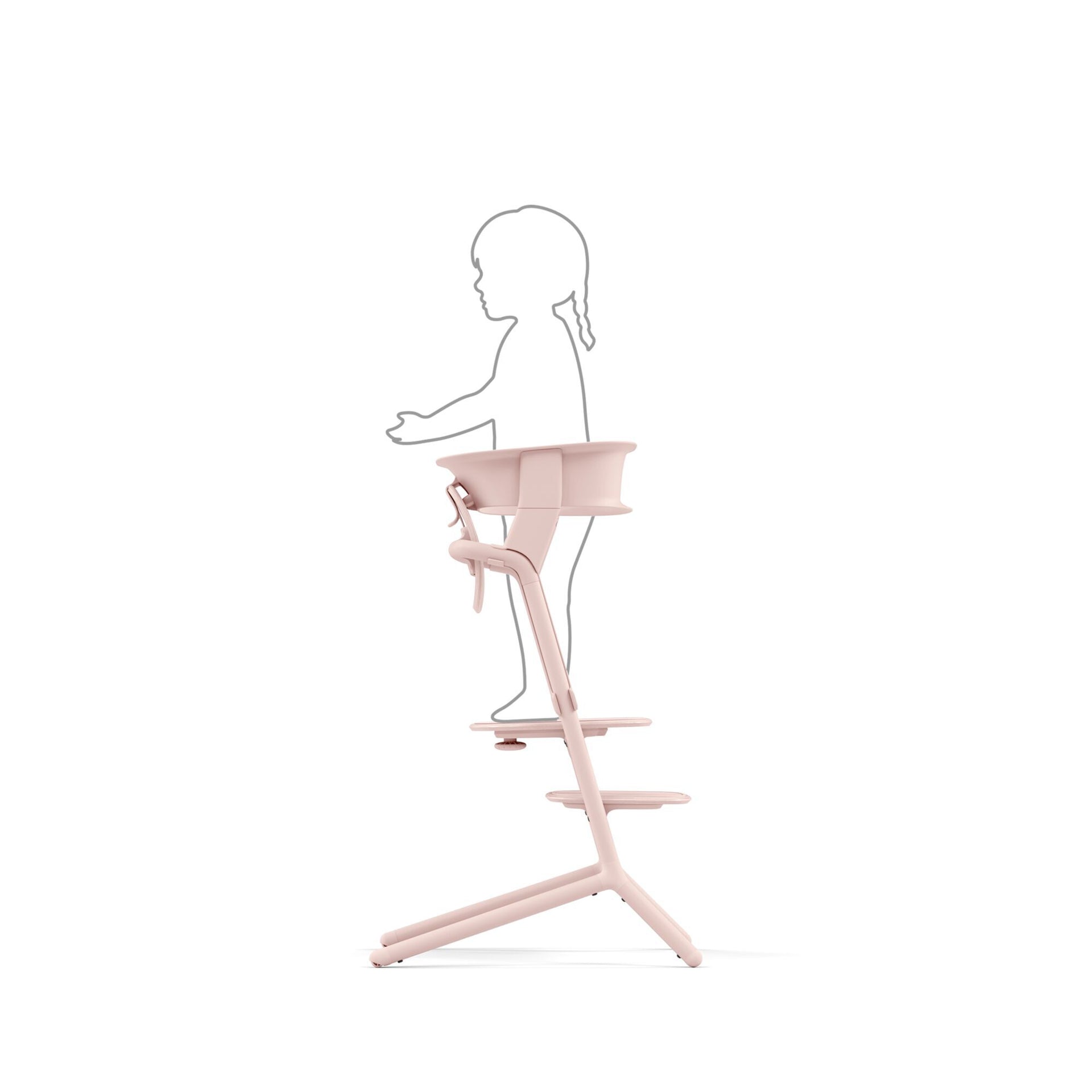 Cybex® Učni stolp za otroški stolček Lemo Pearl Pink Cybex